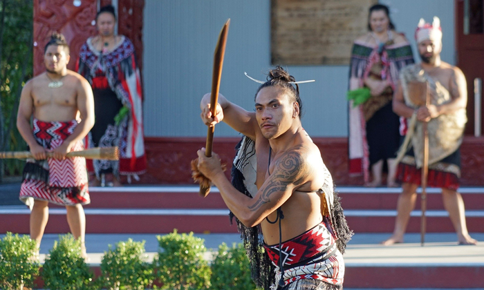 Māori at Waitangi Treaty Grounds